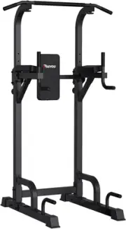 PASYOU Power Tower Pull up Bar Stand 9 Levels Adjust Workout Dip Station for ...