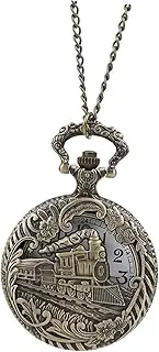 [LALADEFIEE] 1pc Vintage Necklace Pocket Watch Vintage Pocket Watch Retro Pocket Watch Quartz Pocket Watch Hanging Pocket Watch Men's Watch Memorial Necklace Men Digital Watch Garmen Watches