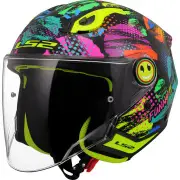 OF622 Funny II Joy Black Childrens Jet Helmet