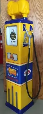 Golden Fleece Petrol Bowser Fuel Pump Petrol Gas Service Station Gasoline repro.
