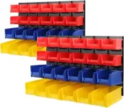 Bin Wall 48 Storage Rack Wall Mounted Tools