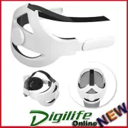 Esimen Adjustable Head Strap for Oculus Quest 2 Elite Strap Headband White Color