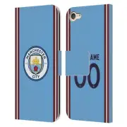 CUSTOM MANCHESTER CITY FC 2022/23 BADGE KIT LEATHER BOOK CASE FOR iPOD TOUCH
