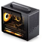 /JONSPLUS Z20 Black Micro-Atx Mini Tower PC Case,With Detachable Carrying Handle