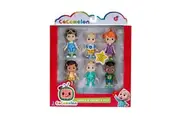 CoComelon Official Friends Family, 6 Figure Pack - 3 Inch Character Toys - Features Two Baby JJ Figures Tee and Onesie, Tomtom, YoYo, Cody, and Nina - Toys for Babies and Toddlers