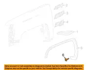 GMC GM OEM 14-16 Sierra 1500-Mud Flap Splash Guard 22894862