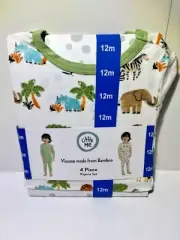 2 Sets: Super Soft Pajamas made with Bamboo, Size: 12m