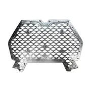 CNC Billet Grille w/Bumper Notch RAW Polaris 2019-Up RZR XP1000 XP Turbo S