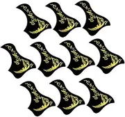 GLSTOY Acoustic Guitar Protective Guard 10pc Folk Guitar Pickguards Smooth Surface No Sharp Edges for