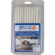 Sea-Dog 301110015WH-1 Twisted Nylon Dock Line - 3/8" x 15ft White