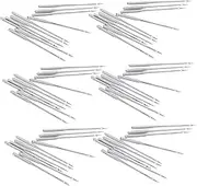 TEHAUX 60pcs Sewing Machine Needle Embroidery Needles Needle Threading Tools Heavy Duty Needle Stretch Needle Sewing Needles Thick Needle Sewing Equipment Steel Silver