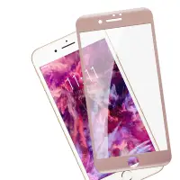 在飛比找Yahoo奇摩購物中心優惠-iPhone 7 8 Plus 保護貼手機軟弧邊滿版玻璃鋼化