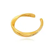 Culturesse Drea 16mm Sterling Silver Ear Contour Cuff Earring 18K Gold Plating