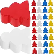 Generic Wooden Chess Set Chessboard Accessories Chess Figurine Pieces for Board Games Classroom Use