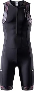 MY KILOMETRE Men's Triathlon Trisuit Elite Skinsuit Compression Speed Race Suit with Pockets