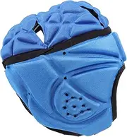Kisangel Anti-Collision Helmet Helmet Football Soccer Sports Headgear Sports Supplies Breathable Guard Baseball Helmets Black Polyester