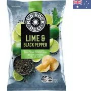 Chip Lime & Black Pepper 165G Potato Snack Nibbles Food Treat