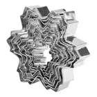 HG Snowflake Shaped Stainless Steel Mold Cookie Cutter Great For Christmas And