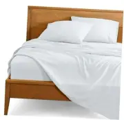 Extra Deep Pocket Sheets - 4 Piece Sheet Set - Extra Deep Bed Queen White