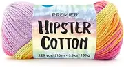 Premier Yarns Hipster Cotton Yarn - Rainbow Rollerskates 100g