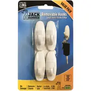 Jack Hammer Removable Hooks Small 4 pack