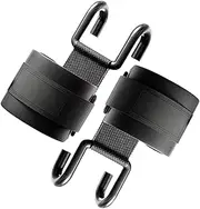 Wrist Hooks for Weightlifting - Heavy Duty Fitness Wrist Straps Grips,Gym Lifting Pull Up Hooks for Powerlifting, Bodybuilding, Shrugs, Rows, Deadlift