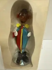 Vintage Murano Style Smiling Clown Art Glass Beautiful Colors! #3