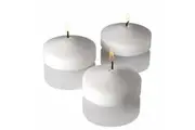 50 Pack of 8cm White Wax Floating Candles - wedding party home event decoration