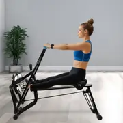 Centra 2 In 1 Rowing Machine Strength Training Leg LED Display Exercise Home Gym