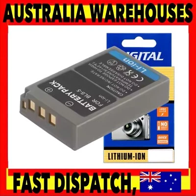 BLS5 BLS1 BLS50 Battery for Olympus E-PL1 PL2 PL3 PL5 PL6 PL7 PL8 PL9 P1 P2 P3