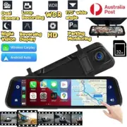Smart Dashcam 2K HD Car Camera WIFI DVR Recorder Dual Cam Night Vision CarPlay