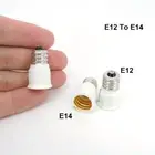 E12 to E14 led bulb Base Adapter light Converter Lamp Holder power connector