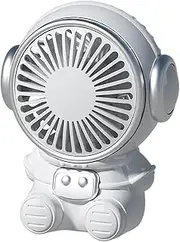 Portable Fan - Small Astronaut Air Cooler - USB Rechargeable Desk Quiet Cooling Fan for Travel Outdoor Beach Tent Gym School