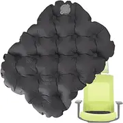 Blow up Seat Cushion, Foldable Hiking Seat Pad, Waterproof Sitting Pad, Portable, Inflatable Seat Pad for Backpacking, Picnic, Mountaineering