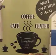 NW ROOM MATES 20 PEEL & STICK REPOSITIONABLE COFFEE CAFE CTR WALL DECALS W CHALK