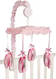 Babyhood Amani Bebe Ballerina Princess Cot Mobile, Pink