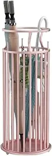 Iron Umbrella Stand – Modern Waterproof Entryway Organizer for Home, Hotel, or Office,B