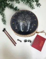 Lotus Harmony: Steel Tongue Drum Kit in C Major - 13 Note Percussion Instrument