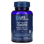 Life Extension, Super-Absorbable CoQ10 with d-Limonene, 50 mg, 60 Softgels
