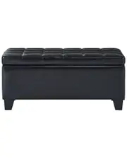 Worldwide Home Furnishings Winston Storage Ottoman
