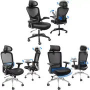 VEVOR Ergonomic Office Chair Mesh Office Chair Back Lumbar and Head Support