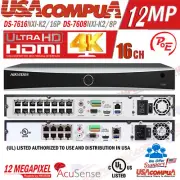Hikvision DS-7608NXI-K2/8P DS-7616NXI-K2/16P AcuSense NVR Network Video Recorder
