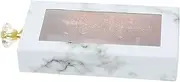 WEKADRIN Fake Eyelash Drawer Box with Handle Clear Window Storage Container for Artificial Eyelashes Lightweight and Portable Design Sturdy and Material for Travel