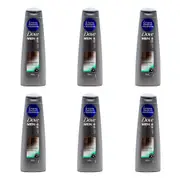6PK Dove Men Care Anti-Dandruff Shampoo 2in1 Gentle Clean 300ml Mens Shampoo