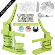 Badge Pin Button Maker Machine DIY 25/32/37/44/58MM Badges Set