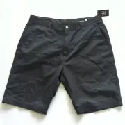 Volcom Black Vmonty Mid Rise Shorts w Pockets Size 36 NWT