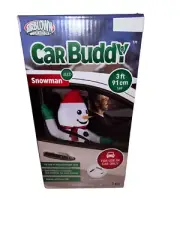 Snowman Car Buddy Airblown 3 ft. Inflatable Christmas Decoration