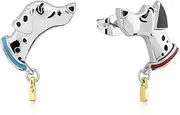 [Disney] Women's 101 DALMATION EARRINGS Stud Earrings, Silver, 1CM