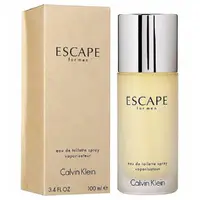 在飛比找PChome24h購物優惠-CK ESCAPE 逃逸男性淡香水 100ml