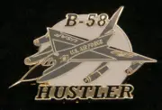 B-58 HUSTLER LAPEL HAT PIN UP US AIR FORCE VETERAN GIFT SAC TIE TAC PILOT CREW
